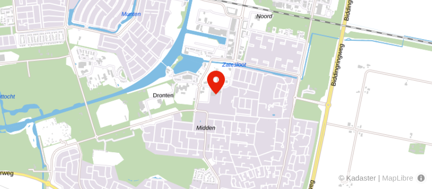 Locatie van Alpina Dronten