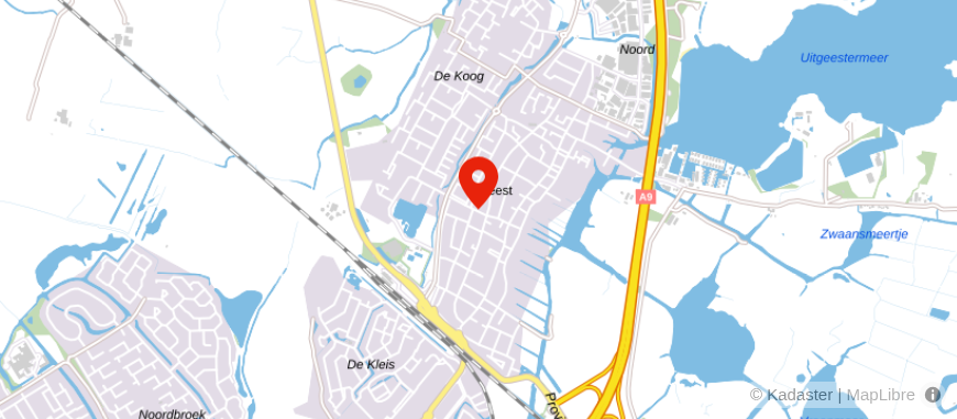 Locatie van De Groot Verzekeringen