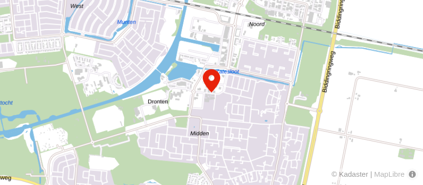 Locatie van Elan Notarissen Dronten