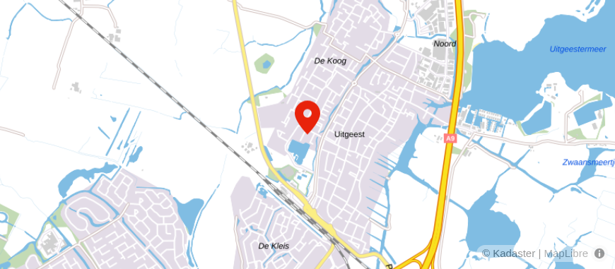 Locatie van Admers Advies
