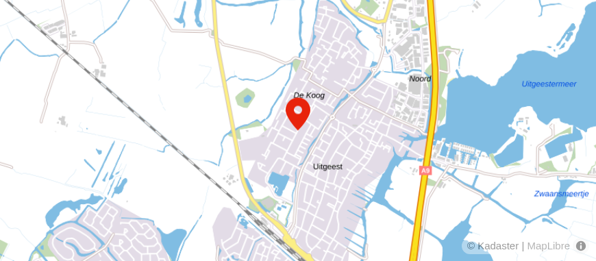 Locatie van Administratiekantoor DMQ Administratie & Advies