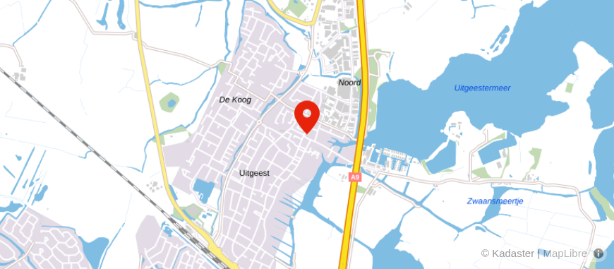 Locatie van S.B. Hypotheek & Financieel Advies