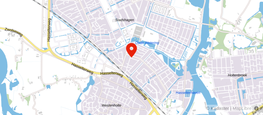 Locatie van Makelaardij Peter de Wolf