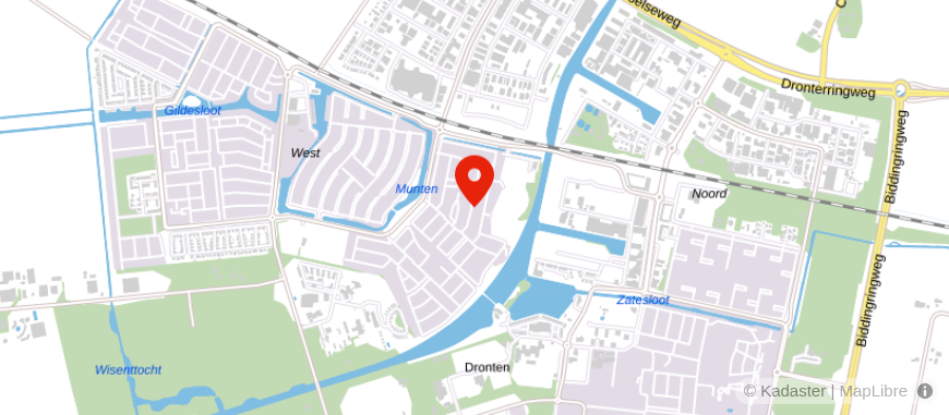 Locatie van Sanne Makelaardij