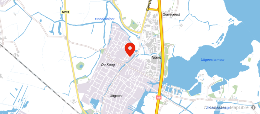 Locatie van Duin Administratiekantoor