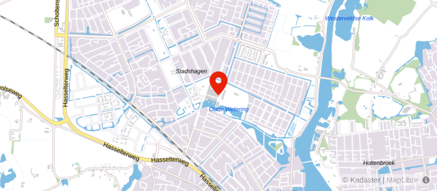Locatie van ASN Bank Zwolle