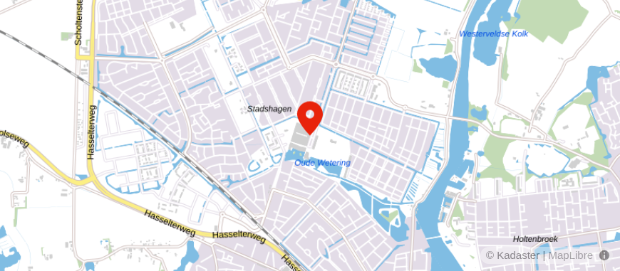 Locatie van Keizer Garantiemakelaars Zwolle