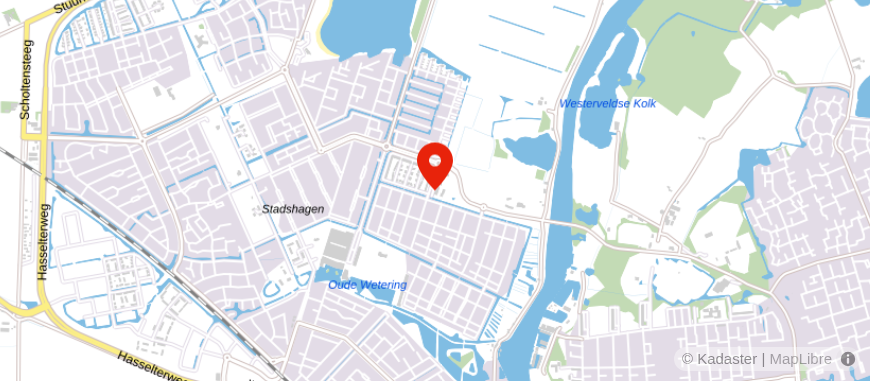 Locatie van De Hypotheekshop Zwolle Stadshagen