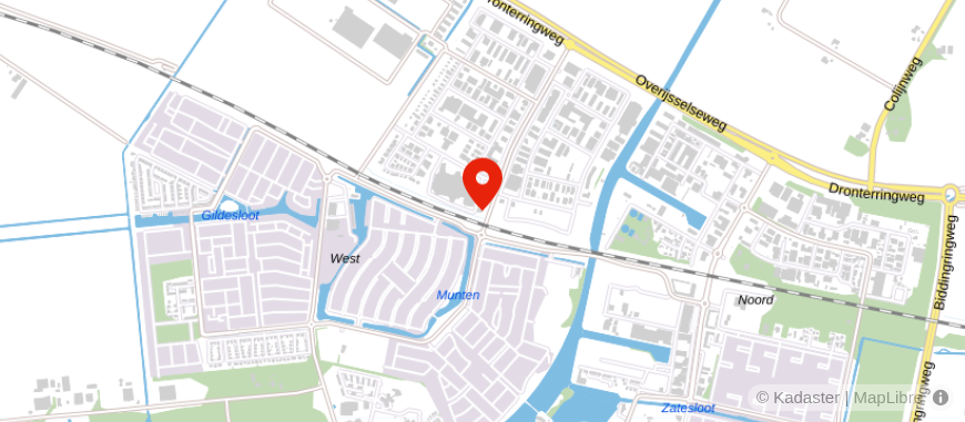 Locatie van Romijn Financieel Advies Dronten