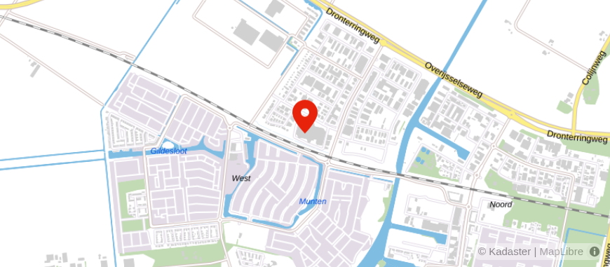 Locatie van aaff Dronten
