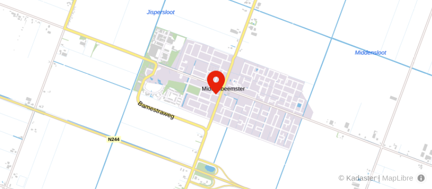 Locatie van Credion Waterland