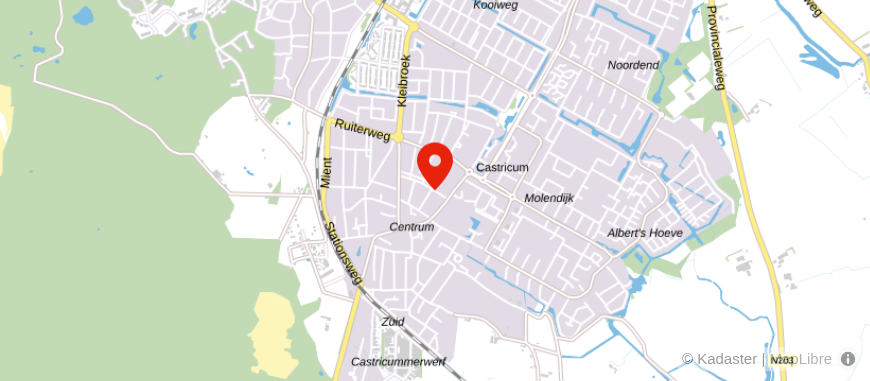 Locatie van Notariskantoor Van Duin