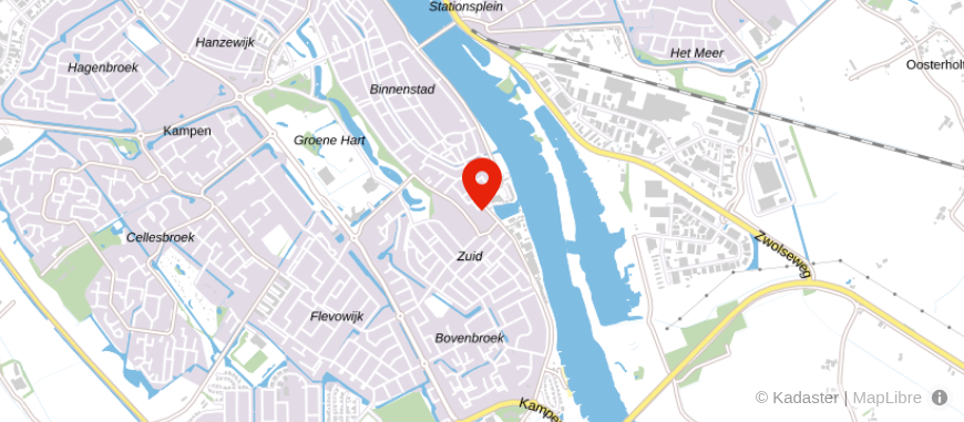 Locatie van Het Notarieel Kampen