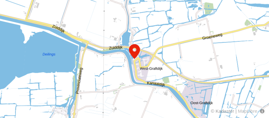 Locatie van F. Brouwer Assurantien BV