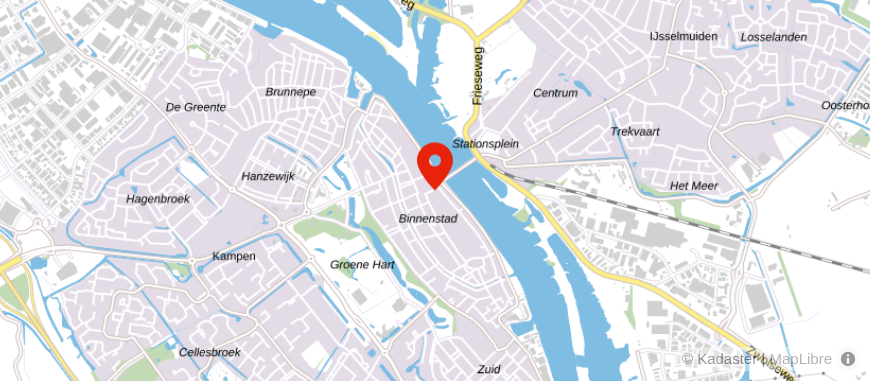 Locatie van De Hypotheker Kampen