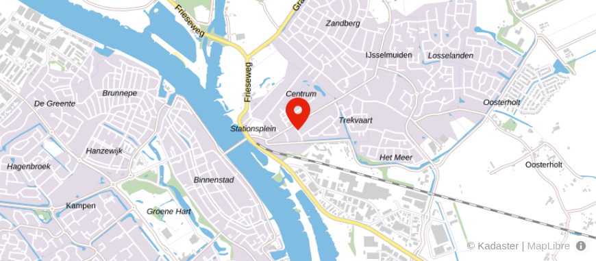 Locatie van Elan Notarissen IJsselmuiden