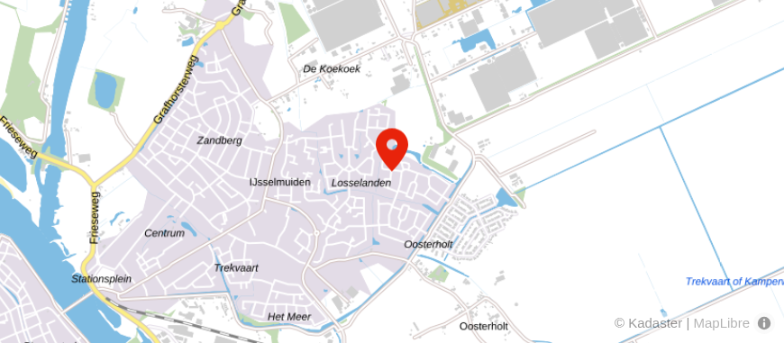 Locatie van Woonstaat