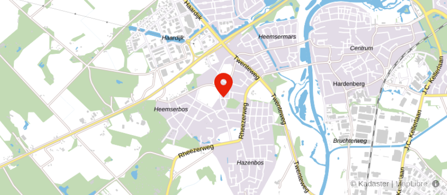 Locatie van Vechtstede Notarissen