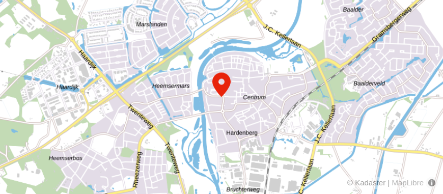 Locatie van Vericon Advies