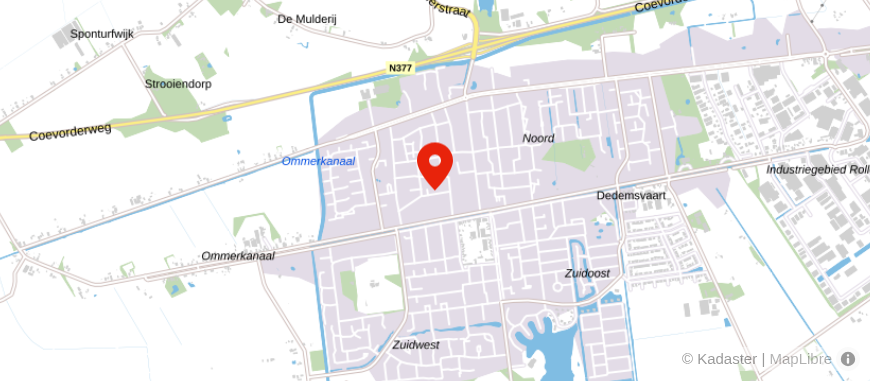 Locatie van Evidens Financieel Advies