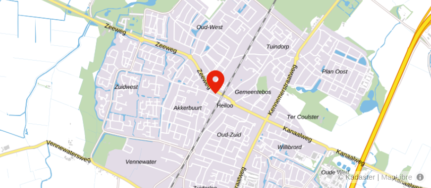 Locatie van Trots! hypotheken Heiloo