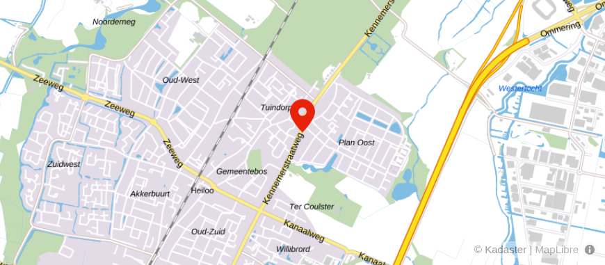 Locatie van Harsveld Verzekeringen