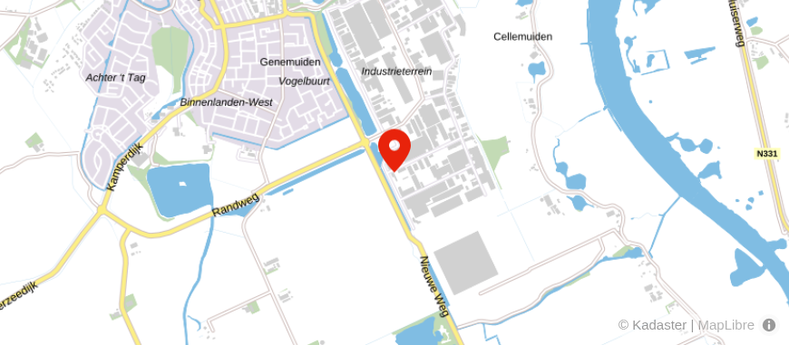 Locatie van VHM | accountants & belastingadviseurs Genemuiden