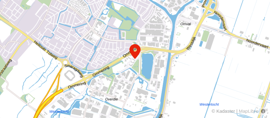 Locatie van VLIEG Financieel Advies Alkmaar