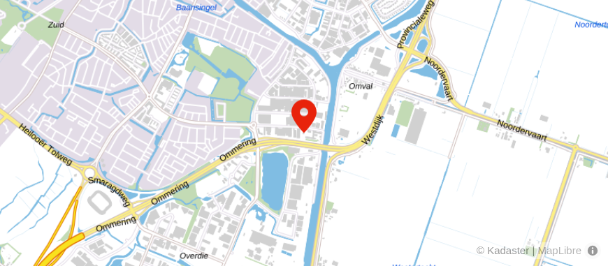 Locatie van VZ Financieel Advies