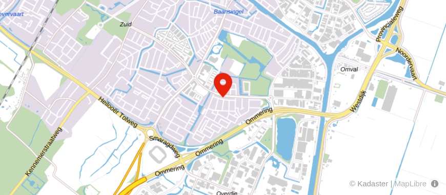 Locatie van De Financiële Praktijk Heerhugowaard - Heiloo