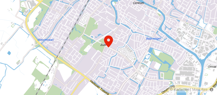Locatie van VZ Financieel Advies