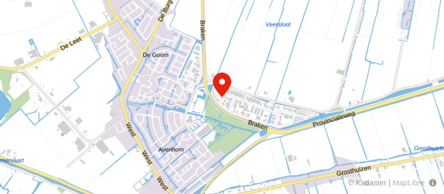 Locatie van Braas & Partners BV