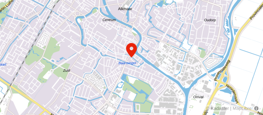 Locatie van Alckmare Notariaat