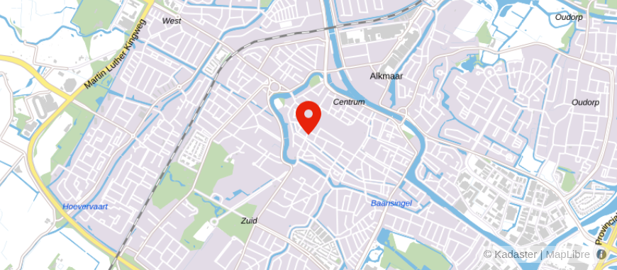 Locatie van Univé Noord-Holland Alkmaar