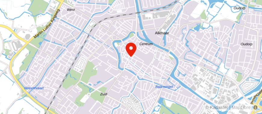 Locatie van ING Bank Alkmaar
