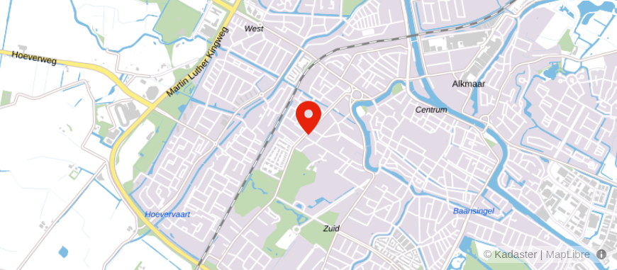 Locatie van Uitvaartverzorging Duin Lindenlaan