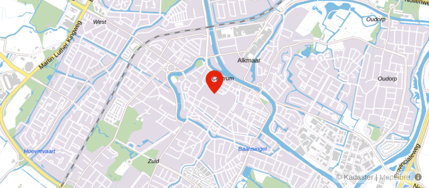 Locatie van De Hypotheekshop Alkmaar Centrum