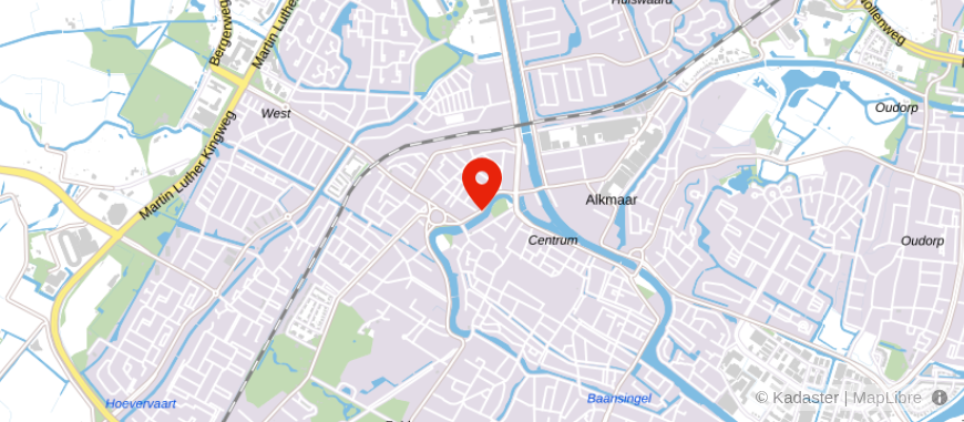 Locatie van De Hypotheker Alkmaar