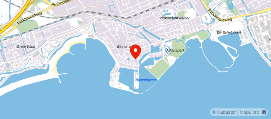 Locatie van AFD Adviesgroep Pim van Zwol