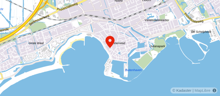 Locatie van Uitvaartverzorging EHBC Achterom