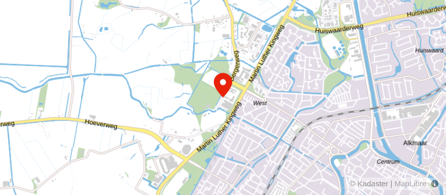 Locatie van Rabobank Alkmaar 