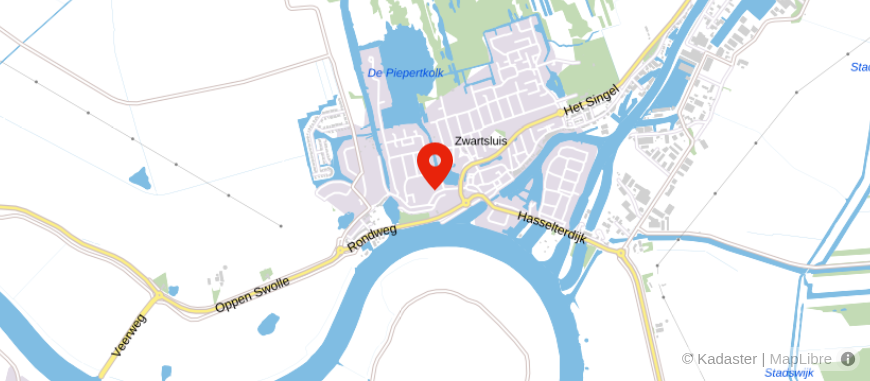 Locatie van Tamek Groep Acc. en Bel.adv.