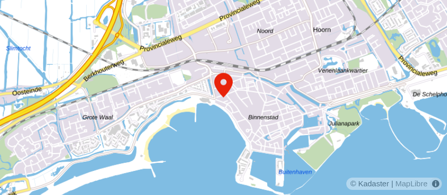 Locatie van Univé Noord-Holland Hoorn