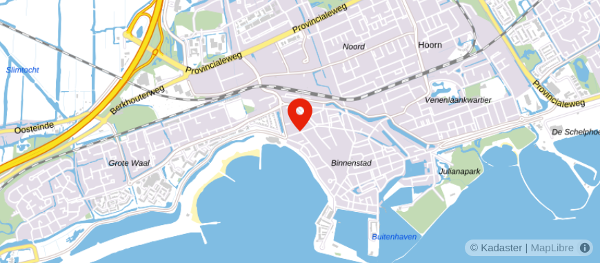 Locatie van Financieel Fit | Hoorn