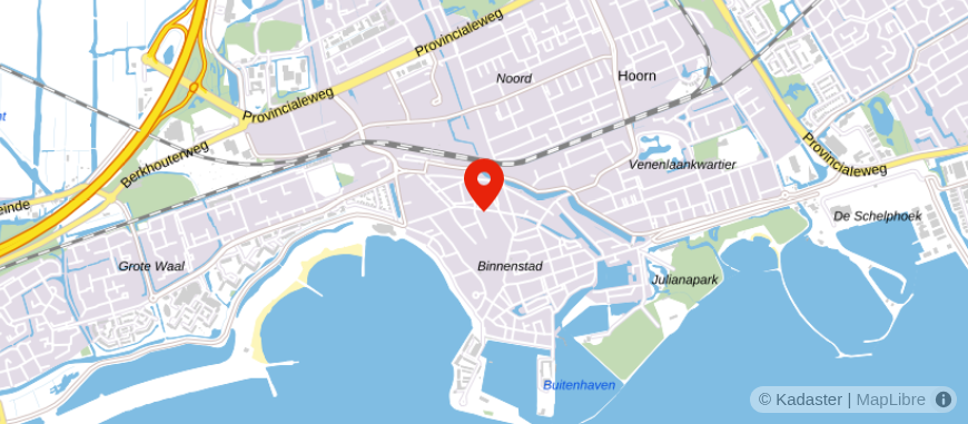Locatie van ASN Bank Hoorn
