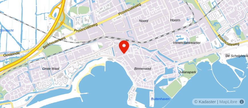 Locatie van De Hypotheekshop Hoorn Breed