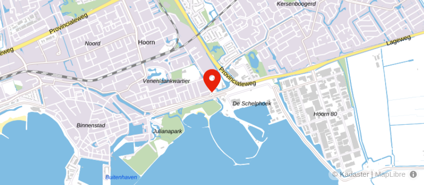 Locatie van Westfriese Poort Uitvaartzorg