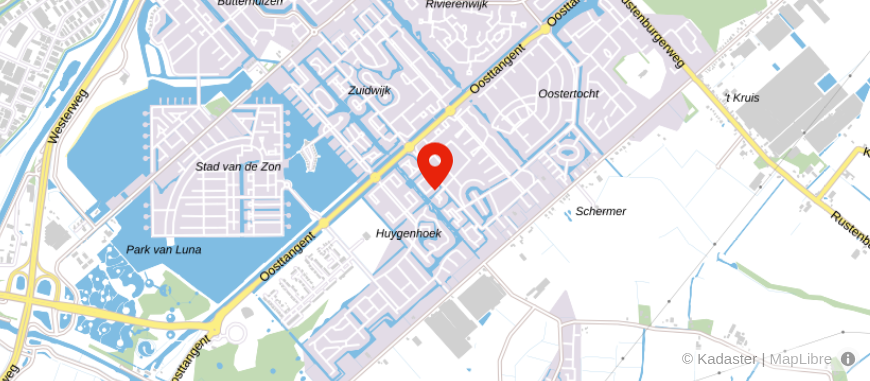 Locatie van Hypotheekhuis B.V.