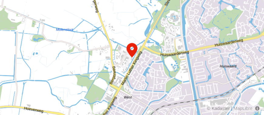 Locatie van Handelsbanken Alkmaar