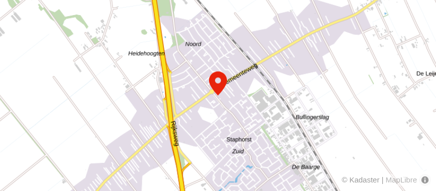 Locatie van Poortman Makelaars